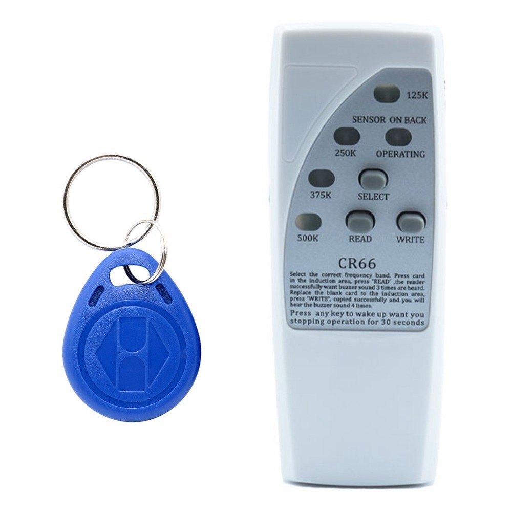 Handheld RFID  Chip Reader Writer+5200 Keychain 125Khz ID Copier Duplicator3253
