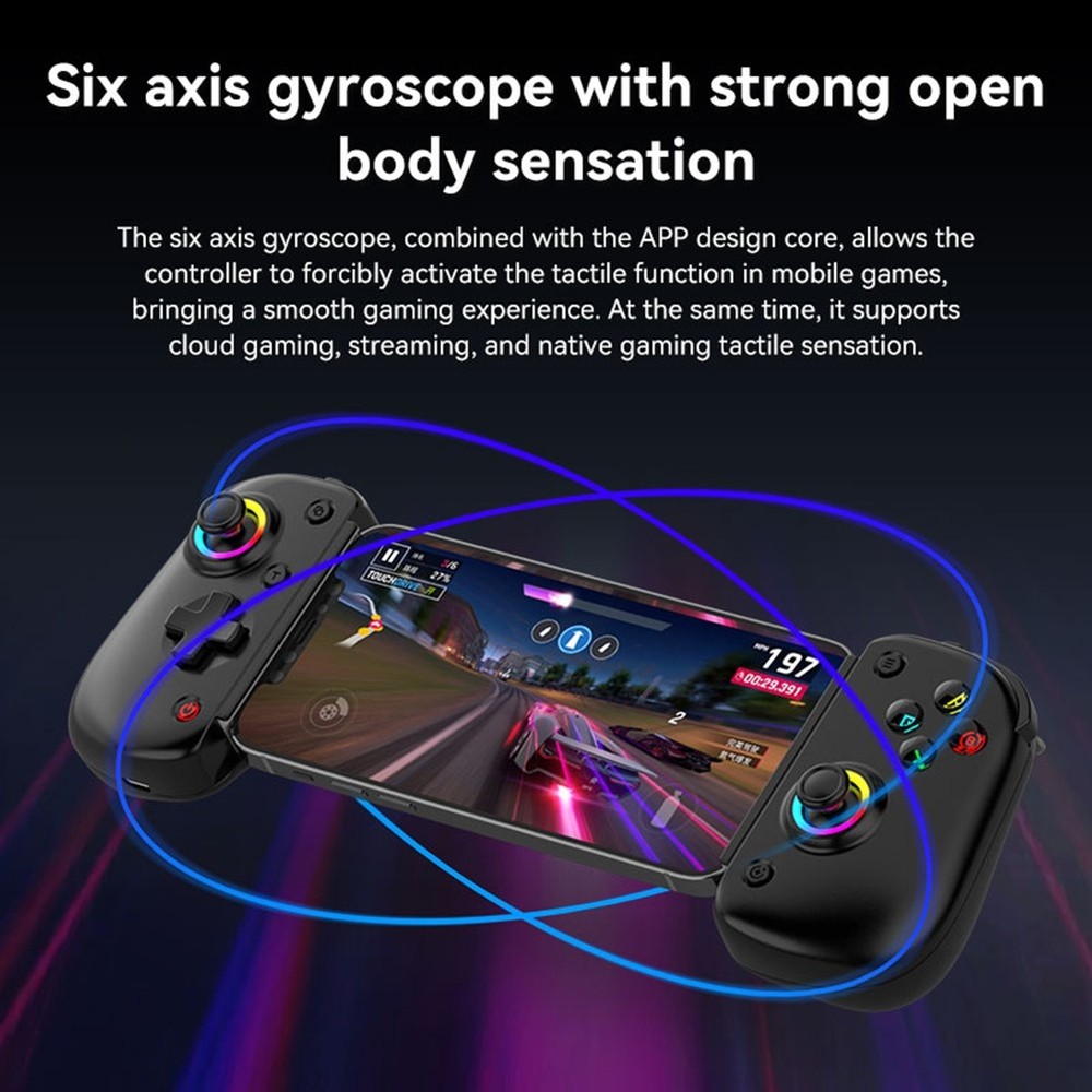 D8 PRO Stretch Gamepad for Dual Hall Somatic Macro Programming for /7025