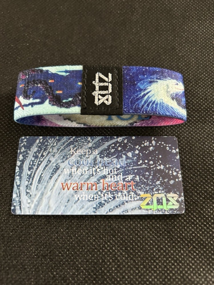 Fire & Ice Zox Strap Reversible Wristband NEW Medium