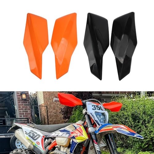 Motorcycle Handguards PP Plastic Handlebar Protector Wind Cold Hand Black