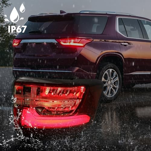 LED Outer Tail Light Assembly Compatible with Chevy Right/Passenger OUTER