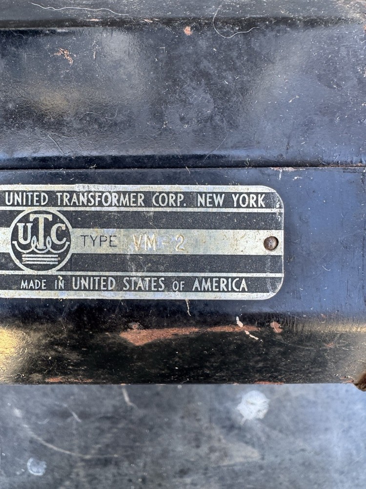 UTC VM2 VM-2 VARIMATCH MODULATION TRANSFORMER 20W - 60W