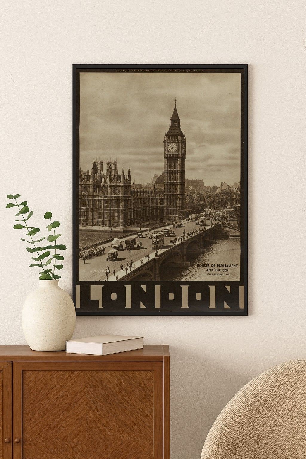 🕰️ Vintage London Big Ben Poster - 16x24” - Retro Decor