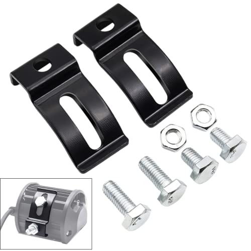 2pcs Mounting Brackets for LED Work Light Bars, Universal Adjustable Mounting