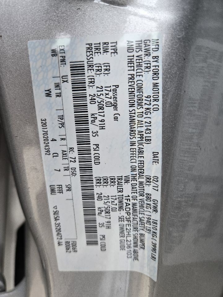 2015-2018 Ford Focus Front 4.2" Display Screen