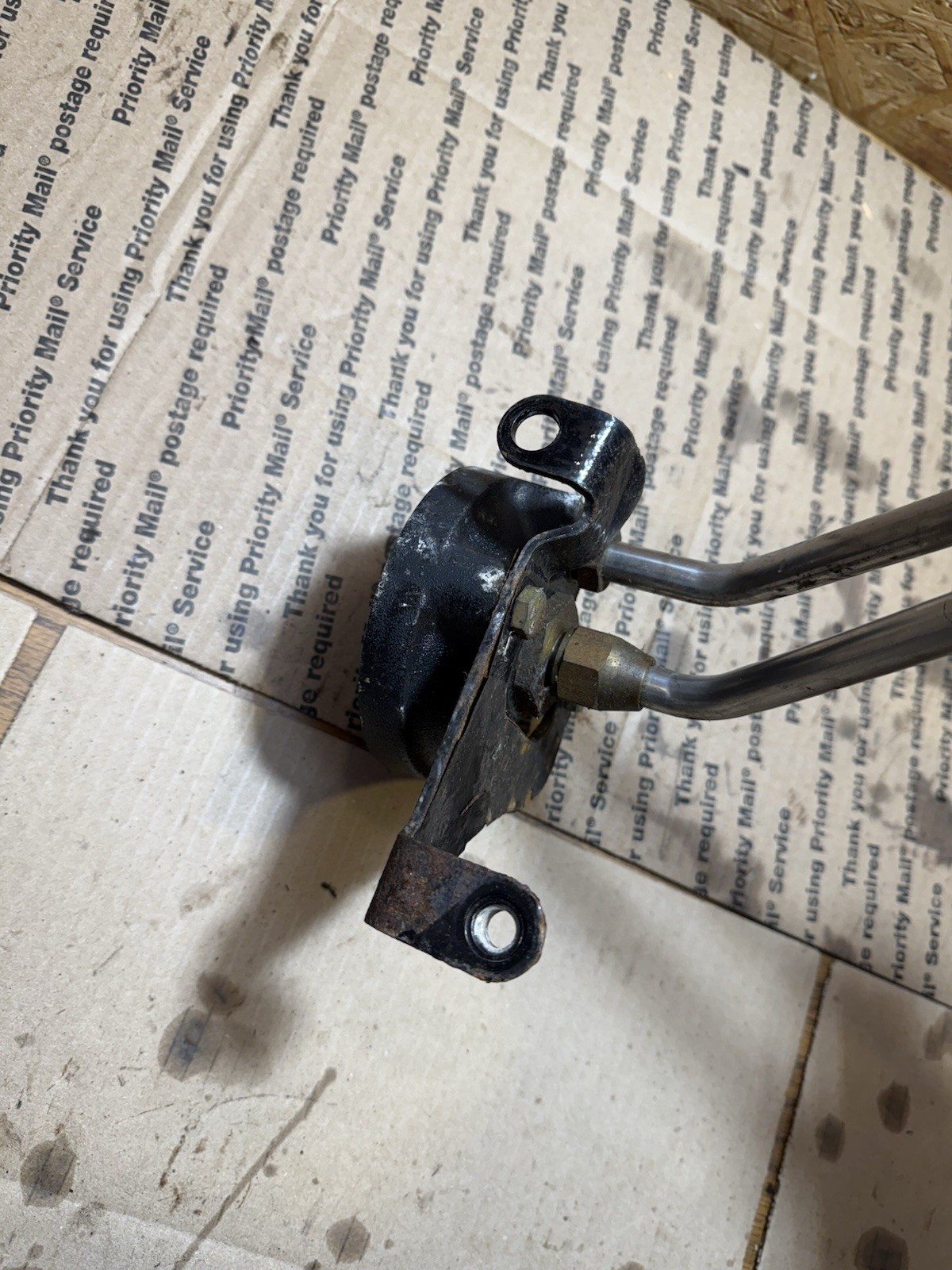 Mercruiser V6 4.3 engine oil filter remote system