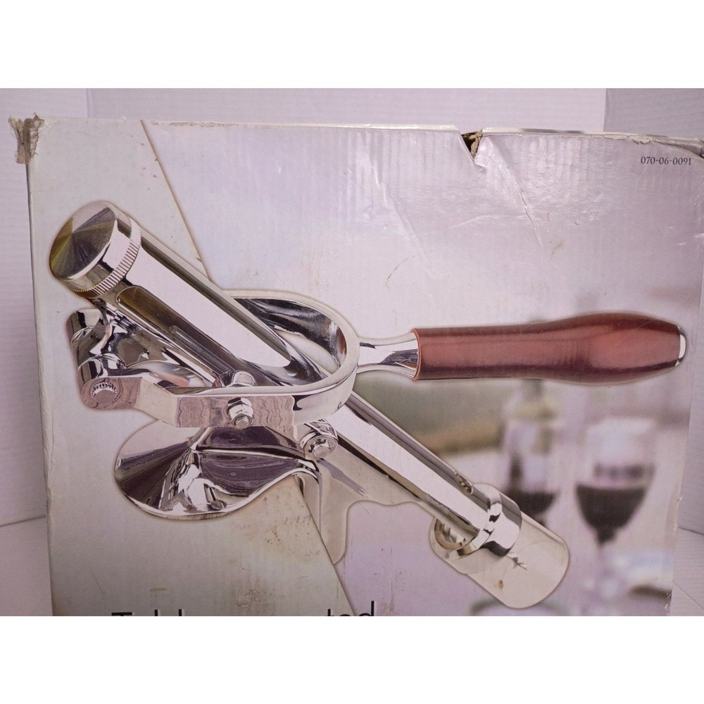 Epicureanist Table Mounted Professional Barware Corkscrew New Open Box