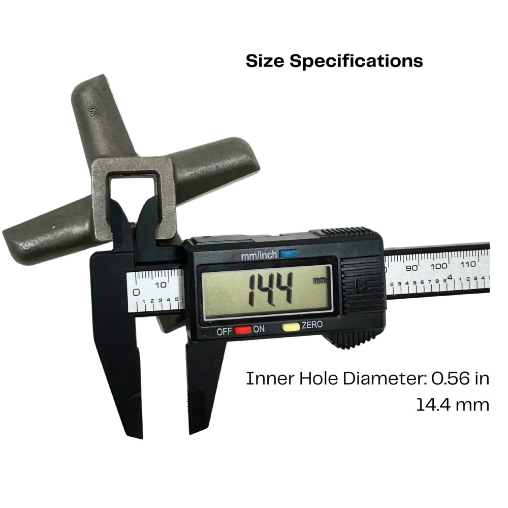Size 32 Meat Grinder Knife - Resharpable