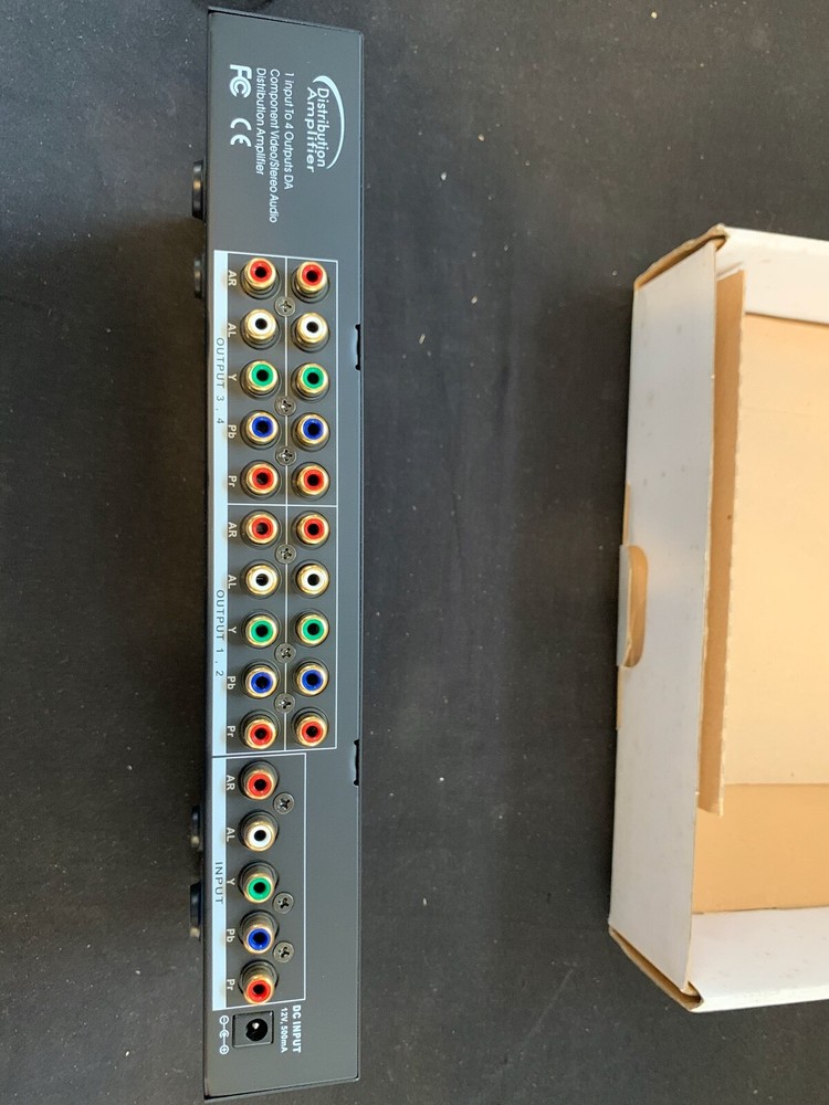Sonic vision Model SVDA14 4 component video/Stereo audio distribution amplifier