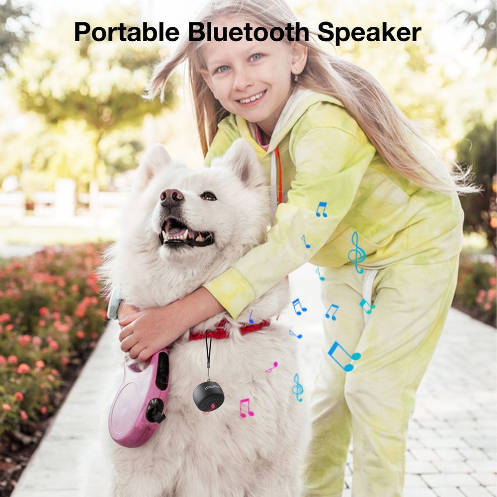 Mini Bluetooth Speaker, Tiny Gifts with TWS Pairing, Small Bluetooth Speaker ...