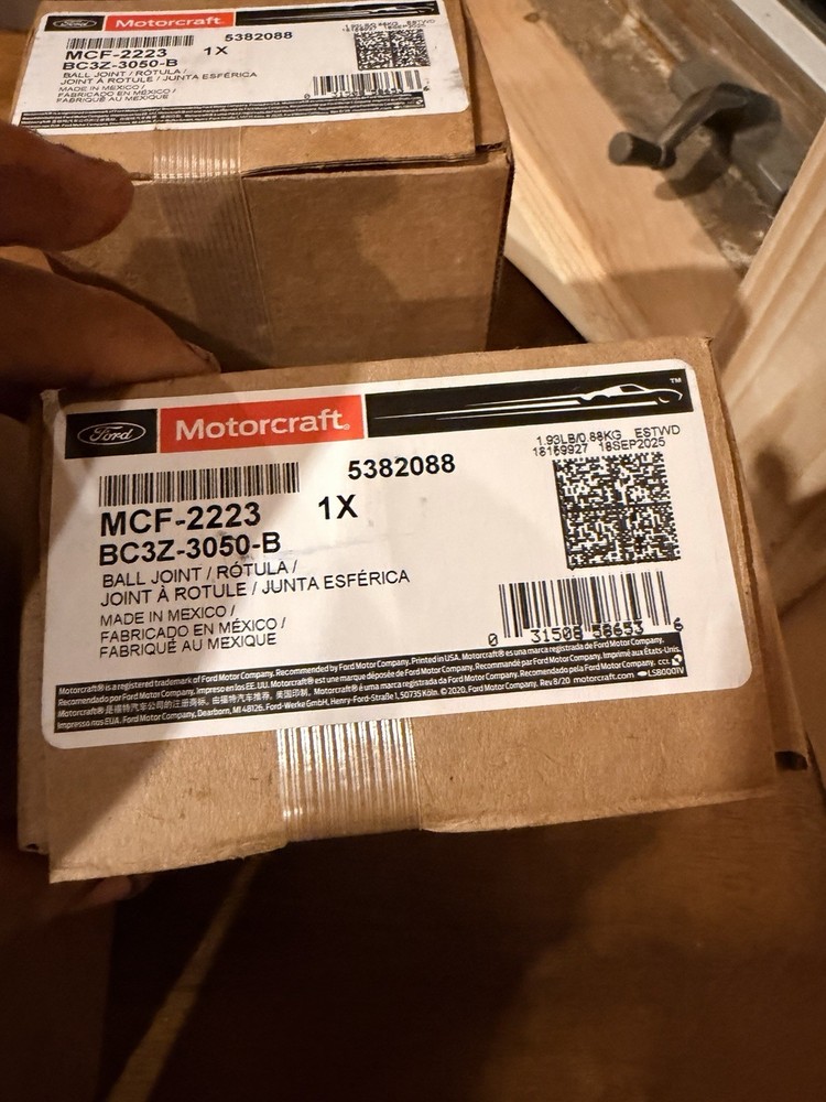 2017-25 upper and lower ball joints 4wd