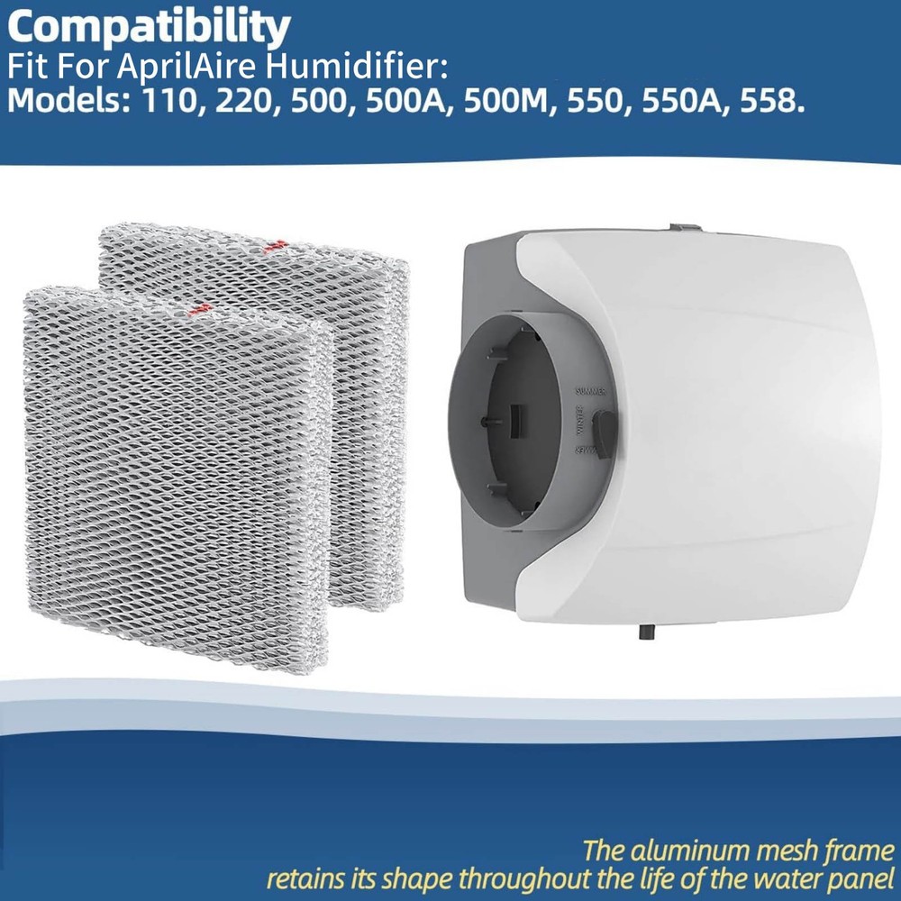 For Aprilaire 10 Humidifier Filter Replacement Water Panel 2 Pack for Bryant