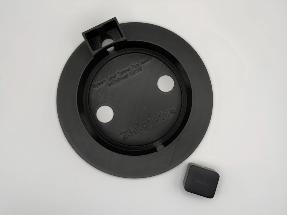 Dyson AM07 Fan SwitchBot Mount – 3D Printed Smart Home Automation Bracket