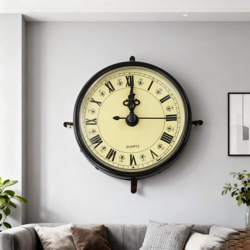 80MM Quartz Clock Insert with Comfortable Readability and Roman Numerals