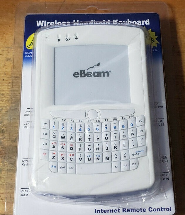 eBeam Wireless Mini Keyboard Remote Control Touchpad Mouse Combo Wireless (OSSD)