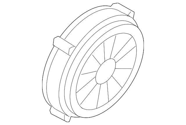 Genuine Porsche Front Dr Speaker 971-035-454-E