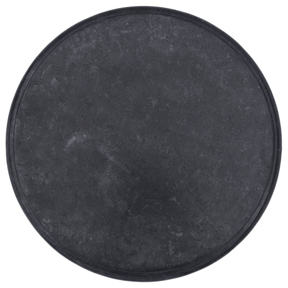 Table Top Black Ø23.6"x1" Marble