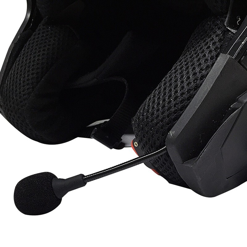 Bluetooth Motorcycle Helmet Interphone Intercom Headset Wireless with Microphone