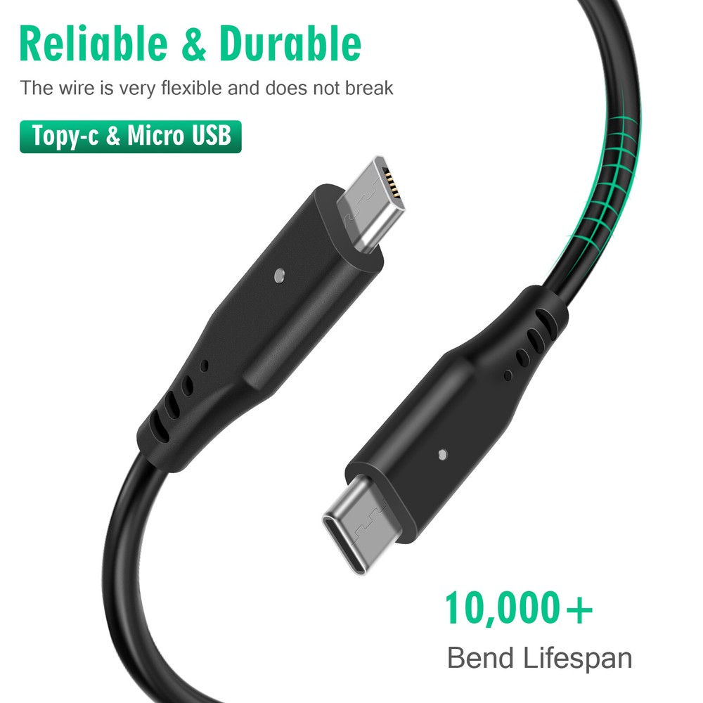 2x Rechargeable Battery Pack For XBox One Controller + USB/Type C Charging Cable