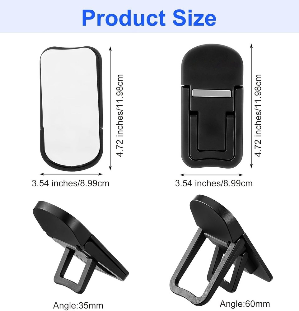 2Pcs Adjustable Portable Keyboard Riser with Dual Tilt Angles