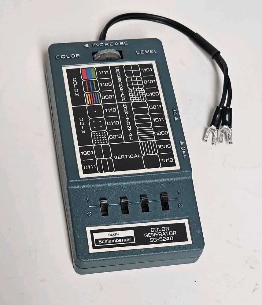 Heath Schlumberger Color Generator SG-5240 - Untested