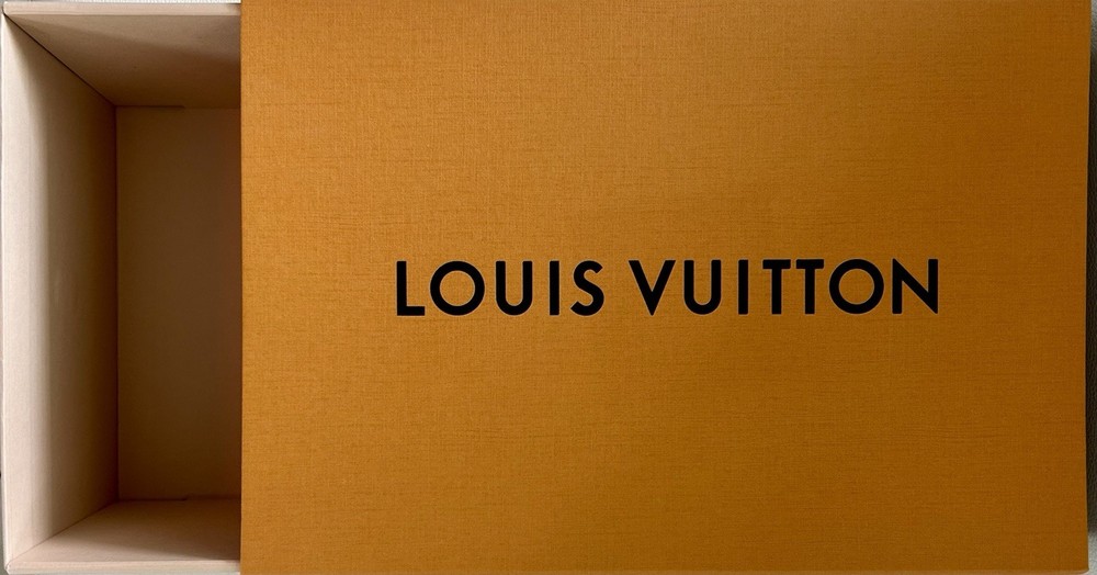 Authentic Louis Vuitton *EMPTY Gold Gift Box