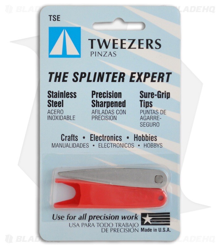 Tweezers For Splinters Woodworking Tick Removal “Splinter Expert” Very Sharp Tip