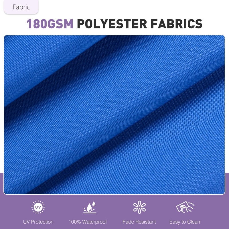 9FT Outdoor Patio Umbrella Outdoor Table Umbrella with Push Button Tilt