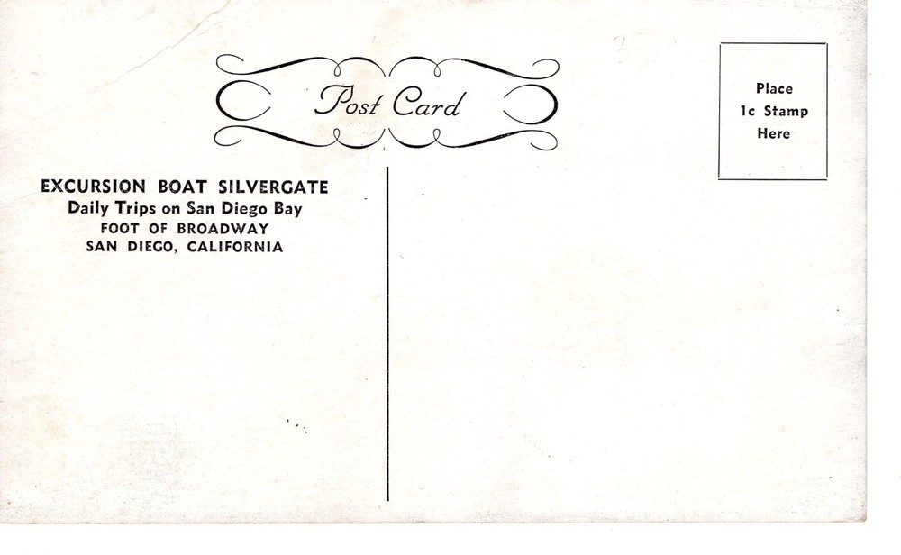 EXCURSION BOAT SILVERGATE, SAN DIEGO, CA - PC7214