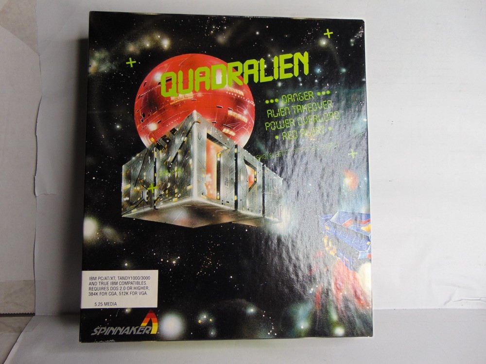QUADRALIEN for ibm/tandy/at/xt