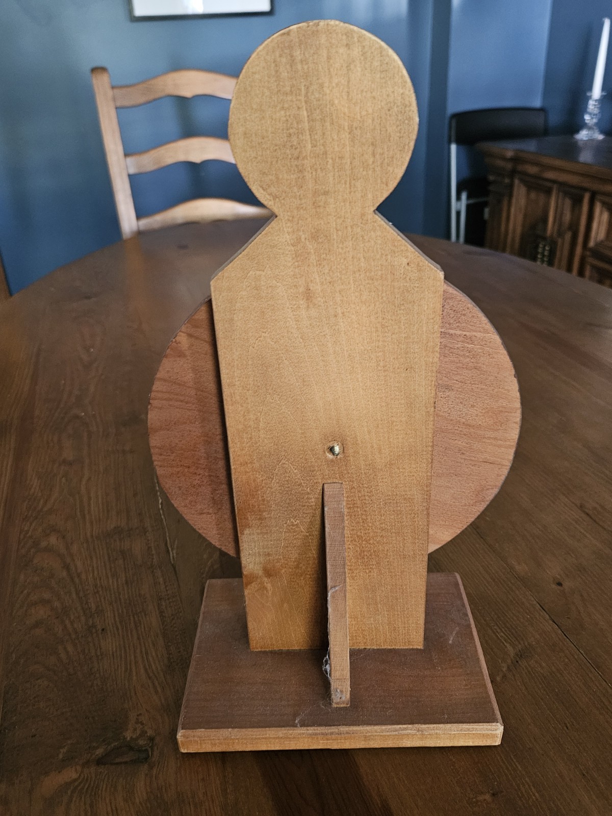 Vintage 1934 Lucky Wucky Horse Wheel of Fortune Trade Stimulator Roulette Wood