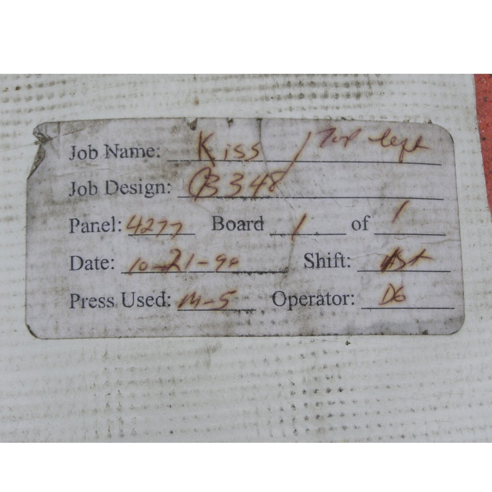 Nov 2 1996 Las Vegas Nevada KISS Bill Board Banner the only one its original