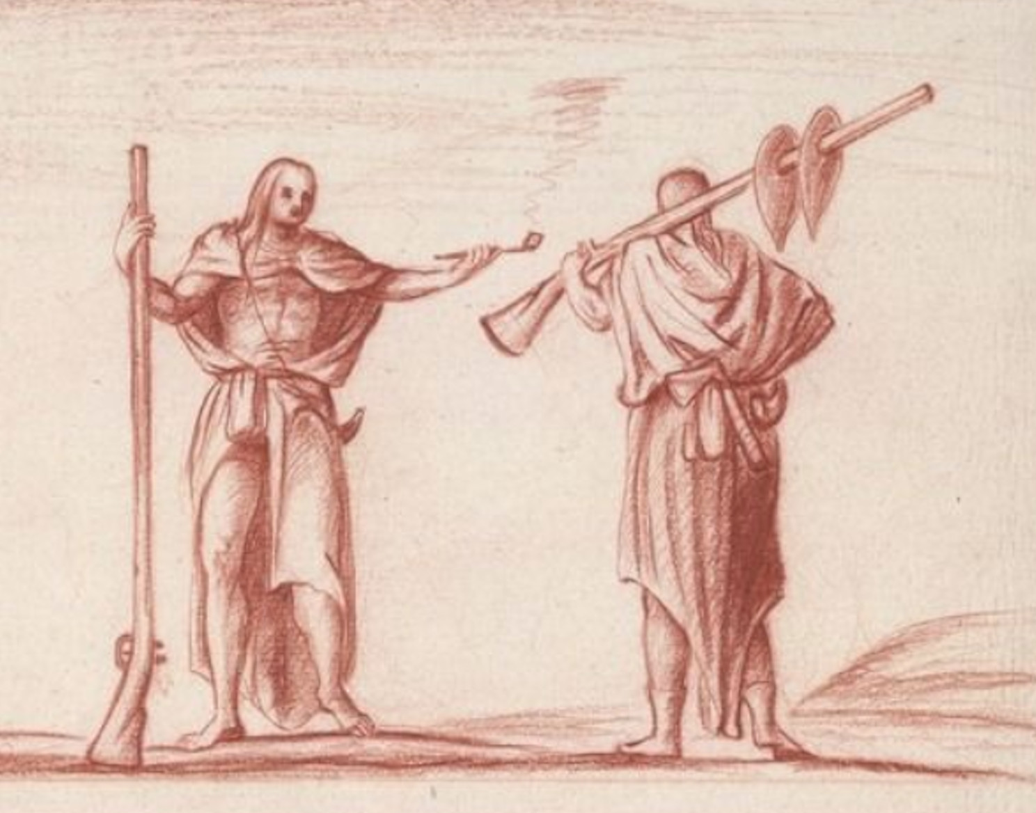 Leather Slit Pouch - Flintlock Era Reenactment