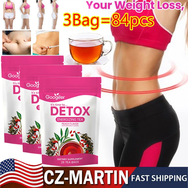 28~84Pcs Detox Tea Weight Loss Tea Slimming Diet Tea Bags Fat Burning- 20%OFF