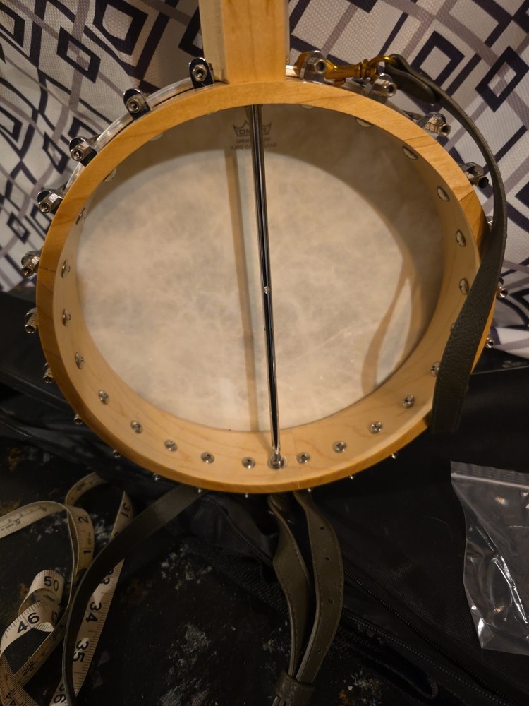 5 String Banjo Mini - Mulucky Banjo Maple Open Back Full Size