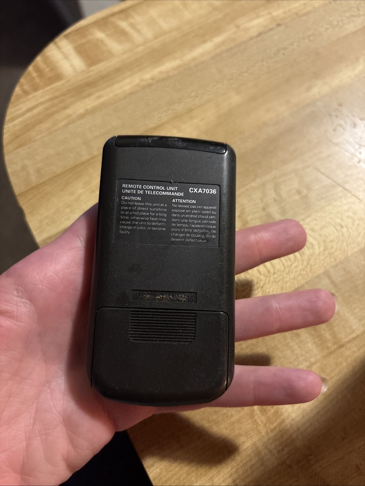 Pioneer car audio system remote control unit, model CXA7036