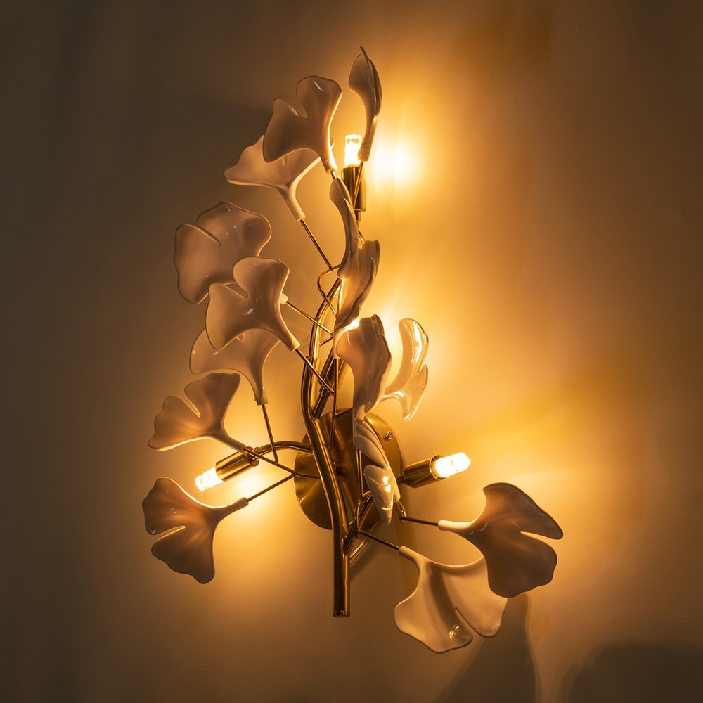 95-265V Iron Wall Light Fixture Wall Light Gold Wall Mount Lamp ‎Modern Sconce
