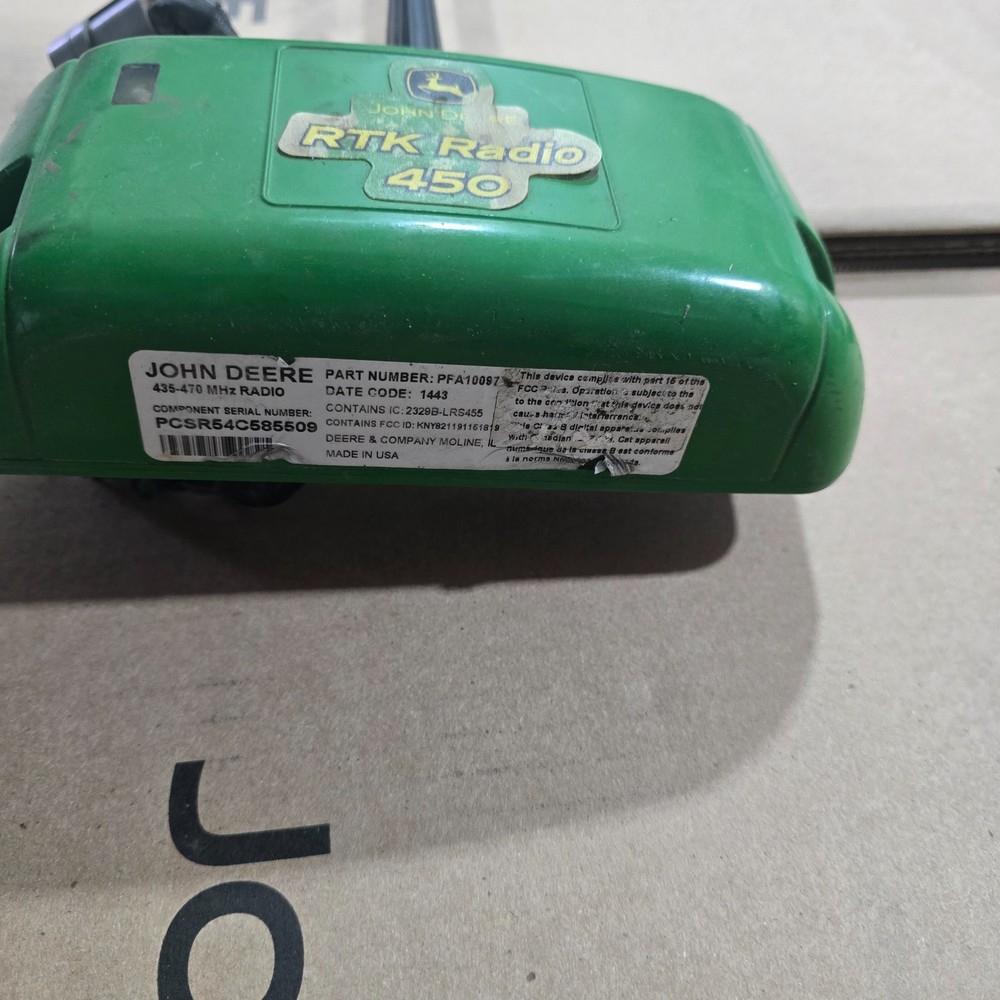 John Deere Starfire 450mhz RTK