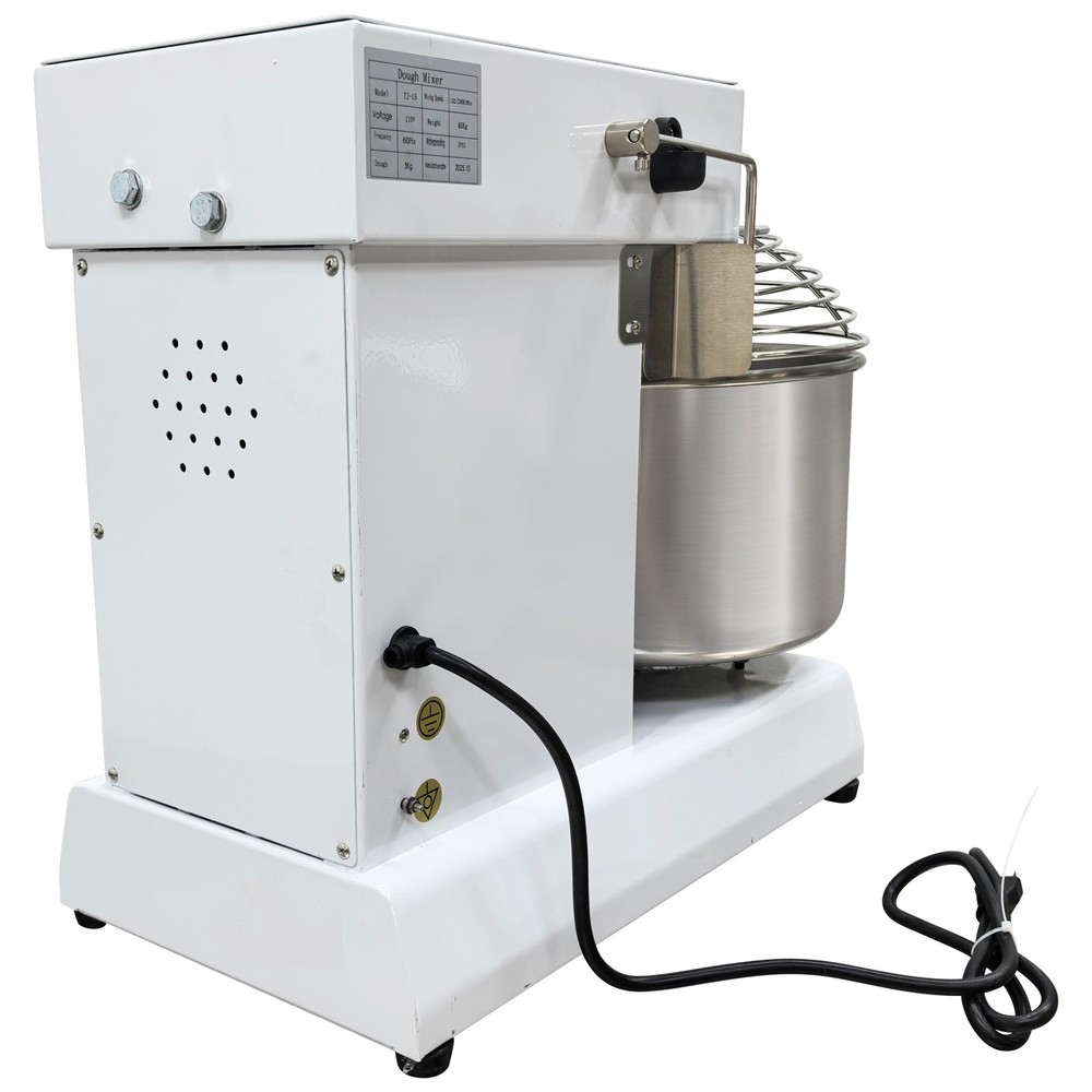 15L Double Action Variable Speed Dough Mixer 110V Electric Kneading Machine
