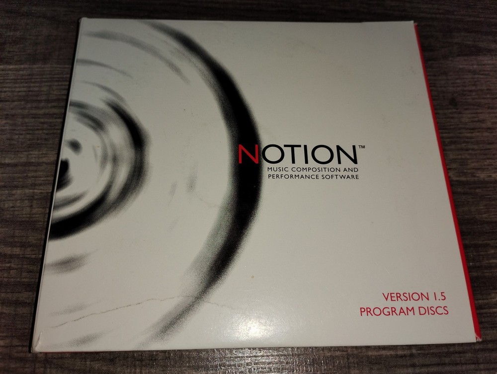 Notion 1.5 Music Composition/Performance PC CD-ROM 3-disc Set Virtuosoworks 2006
