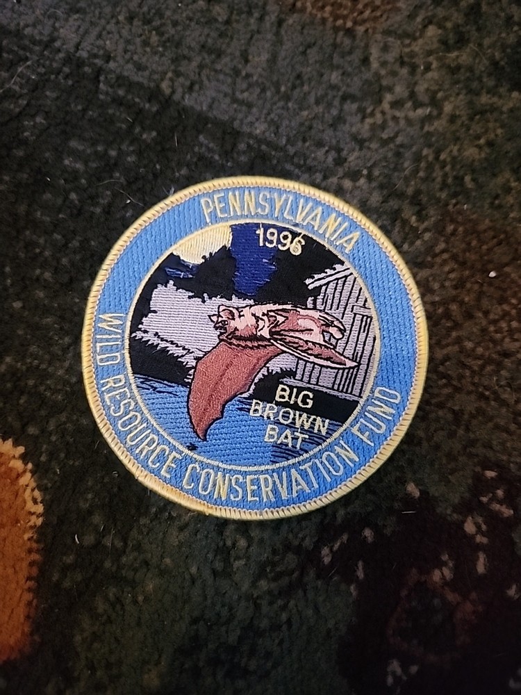 1996 Big Brown Bat Pennsylvania Wild Resource Conservation Patch