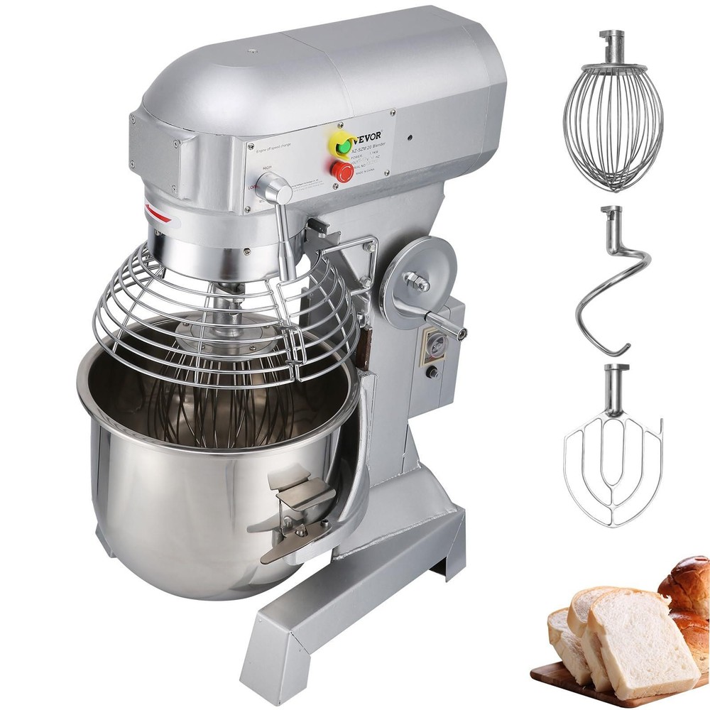 15Qt 600W 3-Speed 110V Multi-Function Food Mixer for Heavy Kitchen Use
