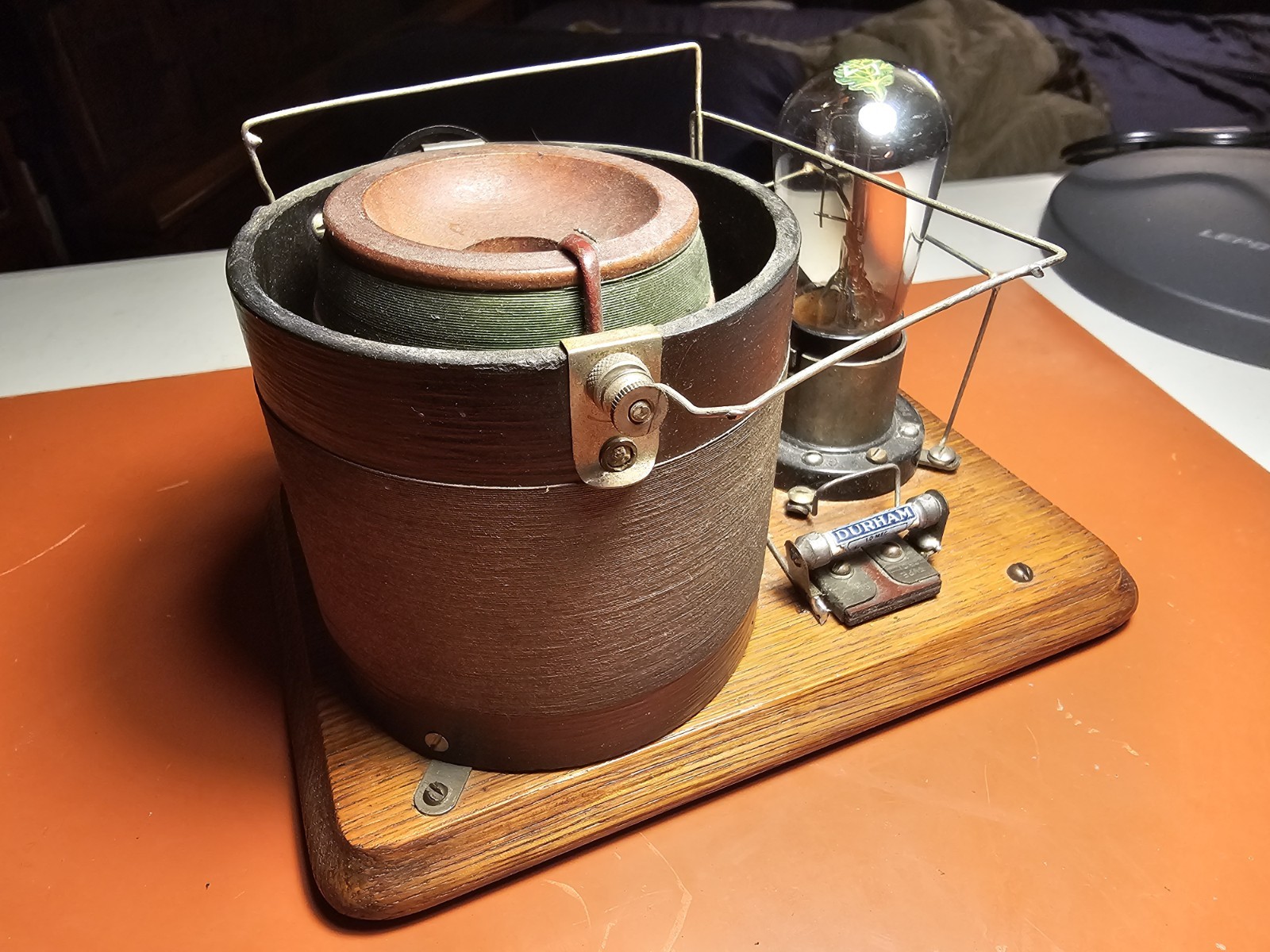 1920’s Antique Homebrew Home Made 1 tube radio