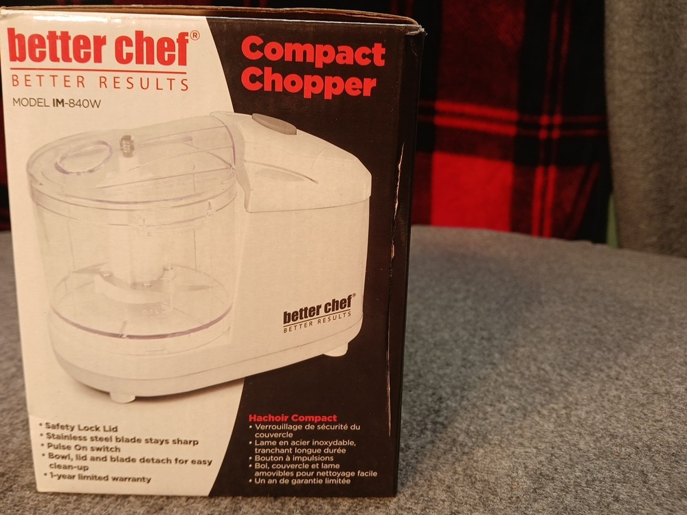 Better Chef Compact Chopper Model IM 841B. New