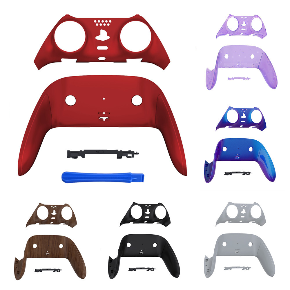 eXtremeRate Top Bottom Decorative Trim Shell Clip Shell for PS5 Edge Controller