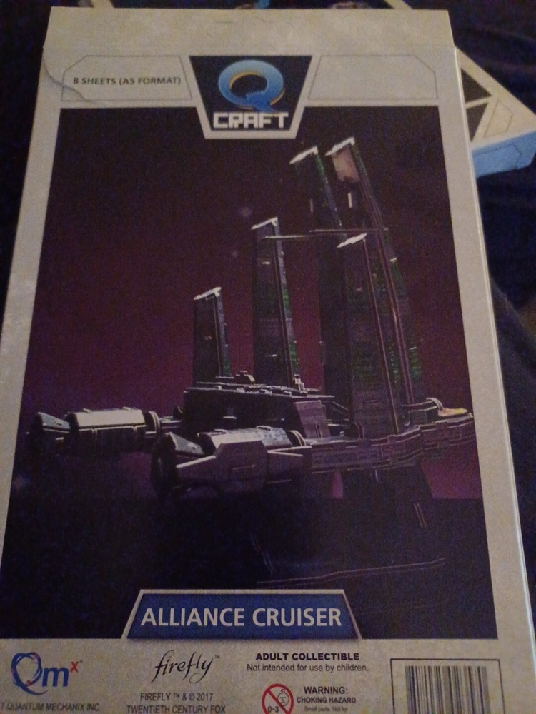 FIREFLY Q Craft Alliance Cruiser Foam Core Model Kit