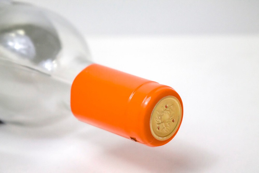 ORANGE PVC SHRINK CAPSULES 100 Pack