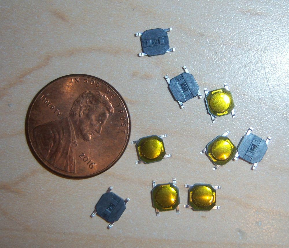 Tact Switch SMD Tactile membrane switch PUSH Button SPST-NO [4 Variations] USA