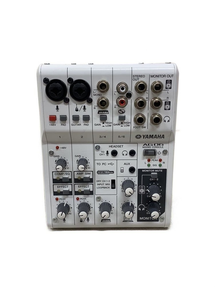 YAMAHA AG06 mixer Used