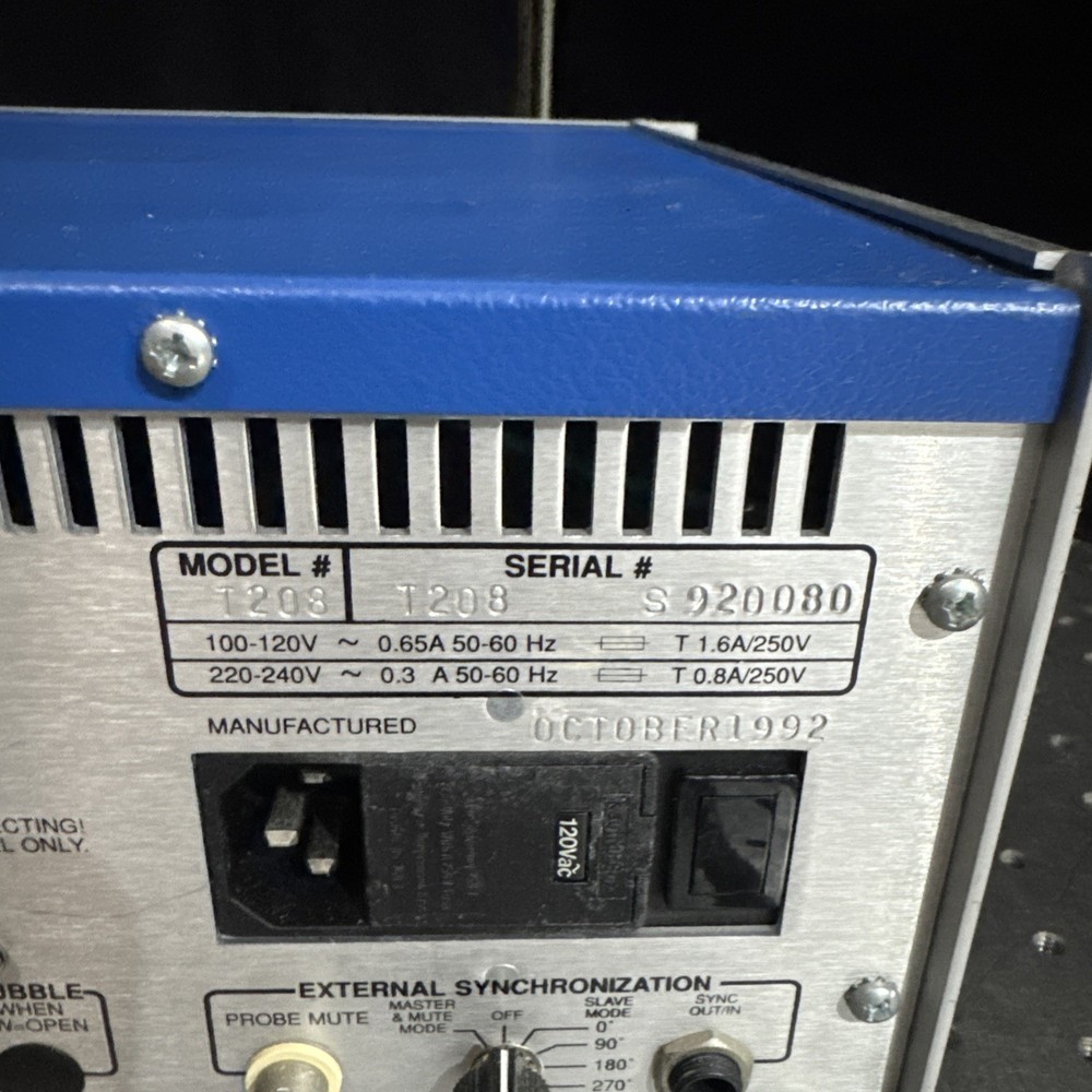 Transonic Systems T208 Volume Flow Meter